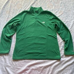 The North Face Men's Zip-Up in Vibrant Green